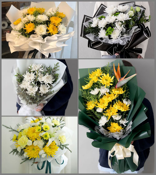 广东江门市开平市百合镇儒西村白事花束代送